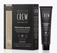 Краска для седых волос светлый оттенок 7/8 - American Crew Precision Blend Natural Gray Light 3*40 мл