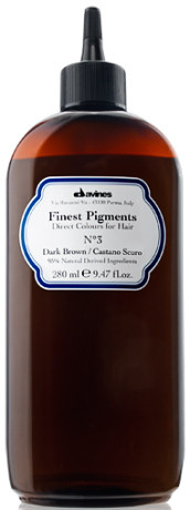 Краска для волос "Прямой пигмент" (Темно-коричневый) - Davines Finest Pigments №3 Dark Brown 280 мл