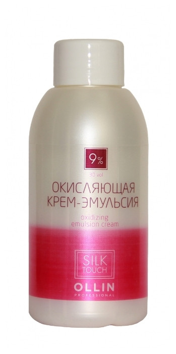 OLLIN silk touch Oxidizing Emulsion Cream 9% 30vol. Окисляющая крем-эмульсия 90 мл