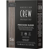 Краска для седых волос пепельный оттенок 5/6 - American Crew Precision Blend Natural Gray Med Ash 3*40 мл