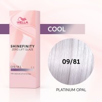 Гель-крем краска Wella Shinefinity 09/81 Платиновый Опал