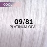 Гель-крем краска Wella Shinefinity 09/81 Платиновый Опал