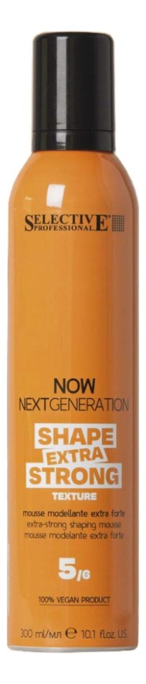 Selective TEXTURE: Моделирующий мусс экстрасильной фиксации `SHAPE EXTRA STRONG` , 300 мл