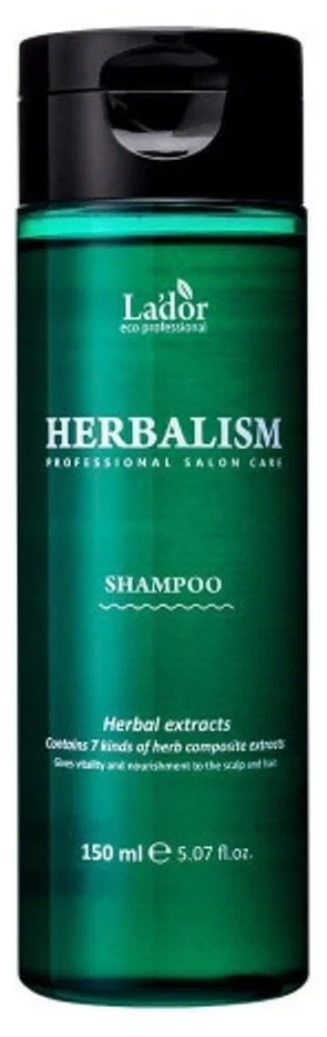 Lador Шампунь для волос на травяной основе HERBALISM SHAMPOO 150мл