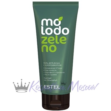 Гель для душа с хлорофиллом ESTEL Molodo Zeleno 200 мл***