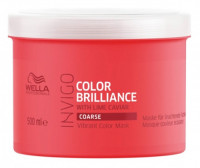 Маска - уход для защиты цвета жестких волос - Wella Professional Invigo Color Brilliance Vibrant Color Mask for coarse hair 500 мл