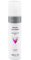 Мицеллярная вода 3 в 1 с экстрактом готу кола Micellar Pure Water, 250 мл (домашняя серия) ARAVIA