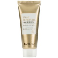 FarmStay Увлажняющая очищающая пенка с муцином улитки Snail Moisture Cleansing Foam 100 мл