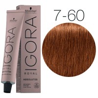 Средний русый шоколадный натуральный - Schwarzkopf Igora Royal Absolute AgeBlend 7-60 60 мл