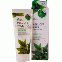 EKEL Маска-пленка с экстрактом зеленого чая Peel off pack Green Tea, 180 мл