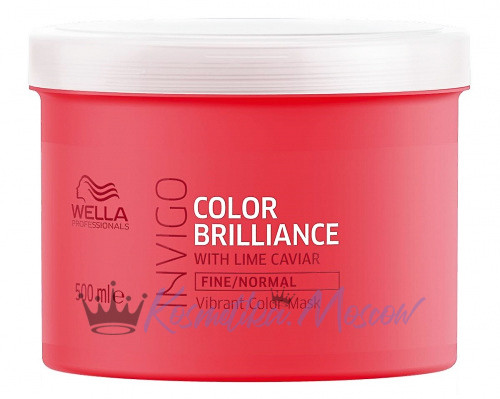 Маска-уход для защиты цвета тонких и нормальных волос - Wella Professional Invigo Color Brilliance Vibrant Color Mask for fine/normal hair 500 мл