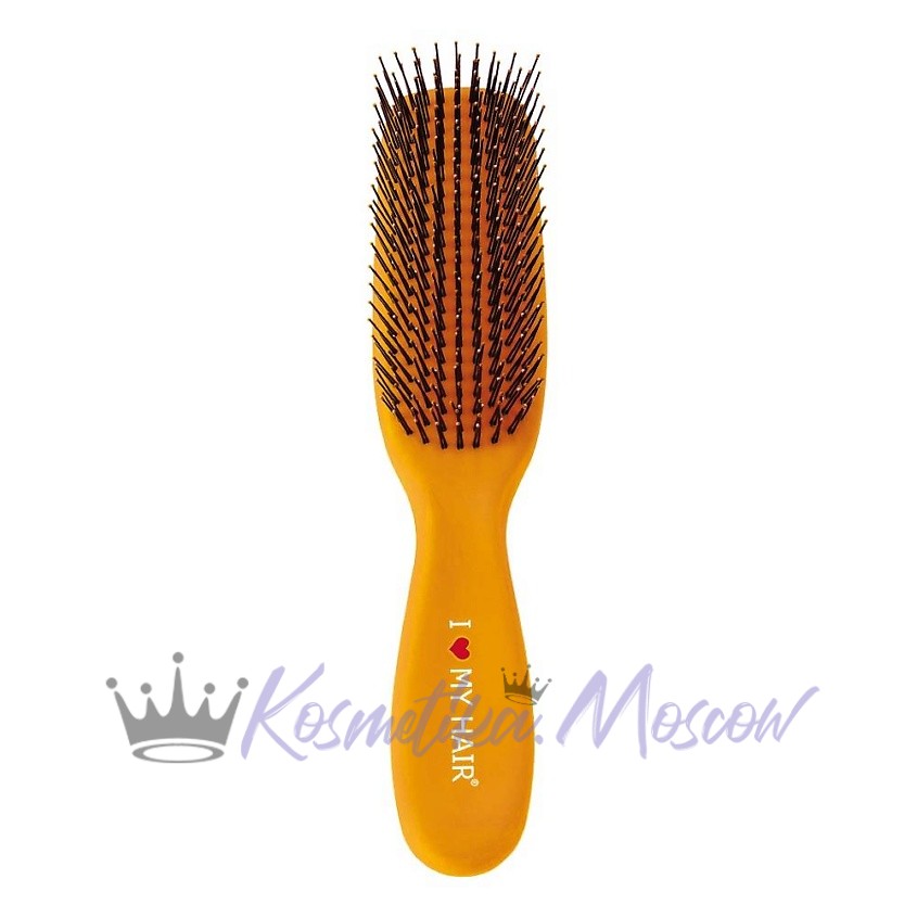 Парикмахерская щетка I LOVE MY HAIR "Spider Soft" 1501 черная матовая M