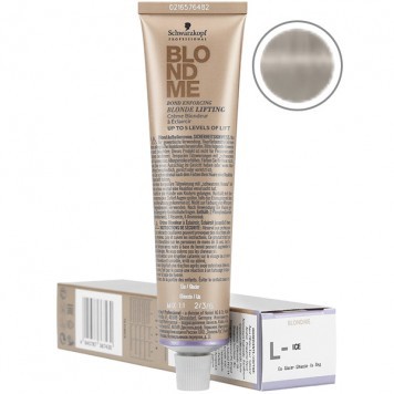 Schwarzkopf BLONDME Lifting Ash Крем осветляющий Пепельный L-Lifting Ash 12-22 60 мл