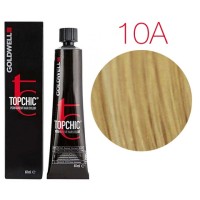 Стойкая профессиональная краска для волос - Goldwell Topchic Hair Color Coloration 10А (пепельный пастельный блондин)
