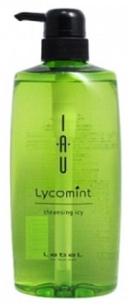 Охлаждающий антиоксидантный шампунь для жирной кожи - Lebel IAU Lycomint Cleansing Icy 600 мл