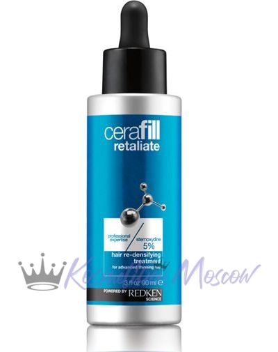 Redken Cerafill Retaliate Стемоксидин 5% Ежедневный несмываемый уход для кожи головы и сильно истонченных волос 90 мл