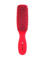 Парикмахерская щетка I LOVE MY HAIR `Spider Soft` 1503 красная матовая S