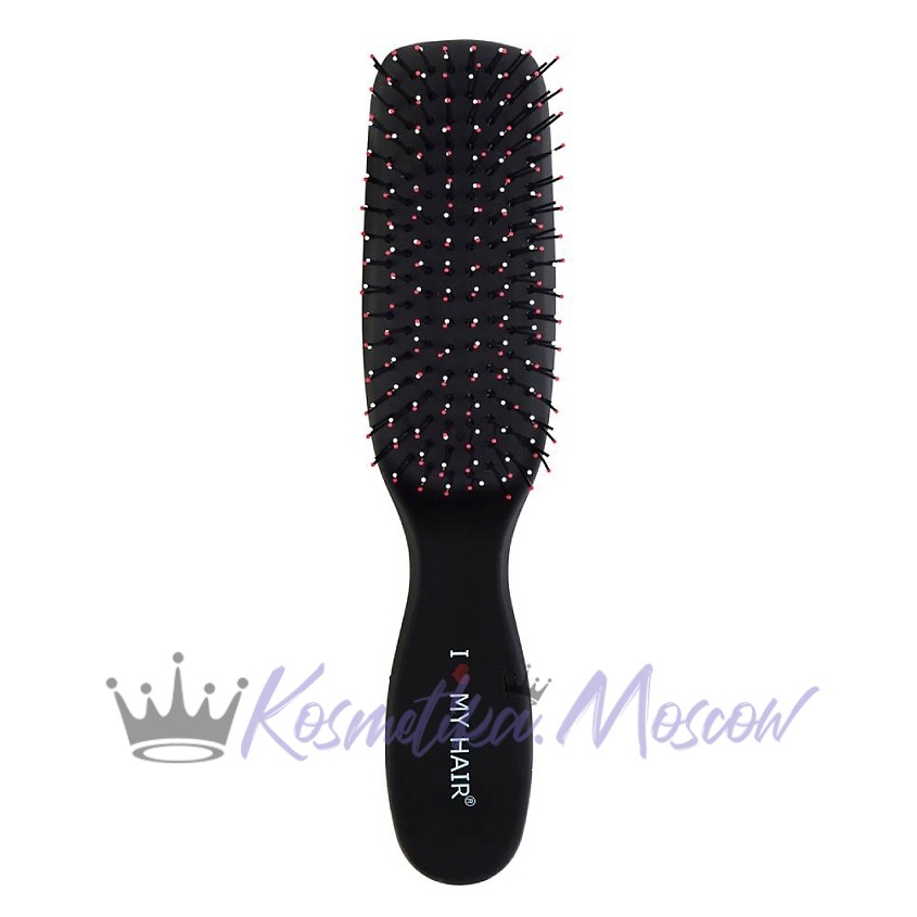 Парикмахерская щетка I LOVE MY HAIR "Spider Soft" 1502 желтая матовая L