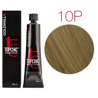 Стойкая профессиональная краска для волос - Goldwell Topchic Hair Color Coloration 10Р (Перламутровый блондин пастельный)