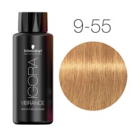 Блондин золотистый экстра - Schwarzkopf Igora Vibrance 9-55 60 мл