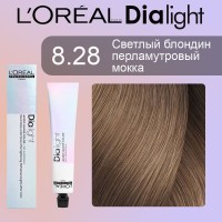 Краска для волос LOREAL DIA Light 8.28 (Светлый блондин перламутровый мокка)