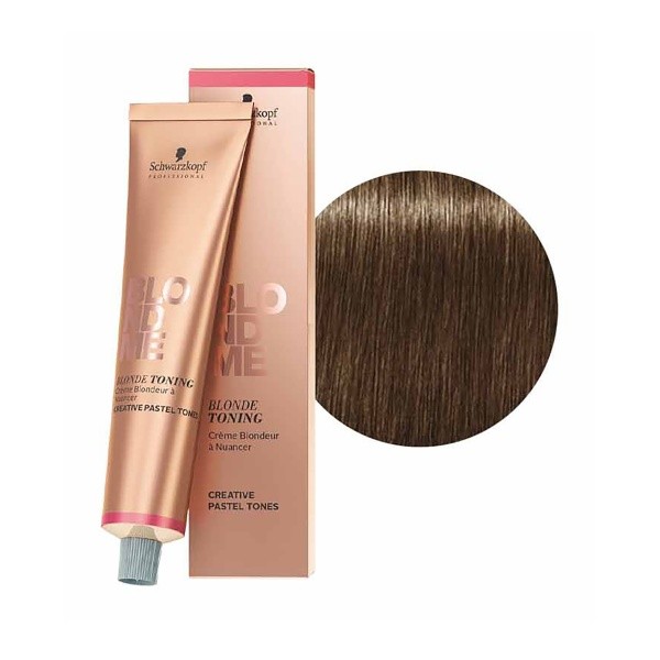 Schwarzkopf BLONDME Крем тонирующий ТЕМНЫЙ КАШТАН DT-Toning DEEP CHESTNUT 60 мл