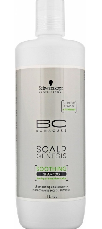 Schwarzkopf BONACURE Scalp Genesis Шампунь для сухой и чувствительной кожи Soothing Shampoo 1л