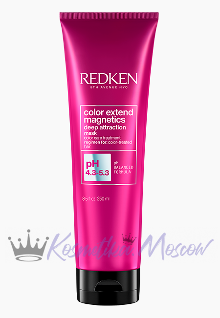 Маска с амино-ионами для защиты цвета и глубокого ухода за окрашенными волосами - Redken Color Extend Magnetics Mask 250 мл