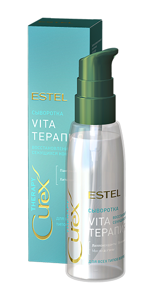Сыворотка "Vita - терапия" для всех типов волос Estel CUREX THERAPY (100 мл)