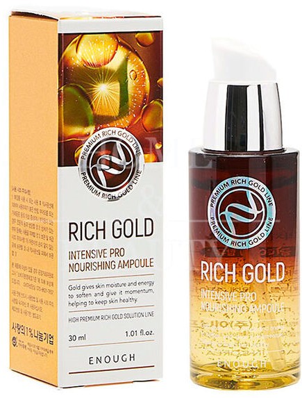 ENOUGH Интенсивная питательная сыворотка для лица с золотом Rich Gold Intensive Pro Nourishing 30 мл