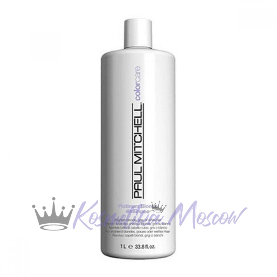 Оттеночный шампунь Paul Mitchell Color Care Platinum Blonde Shampoo для светлых волос 1000 мл.