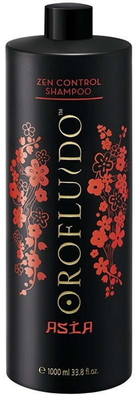 Шампунь для поврежденных, тонких, пушащихся волос - Orofluido Asia Zen Control Shampoo 1000 мл