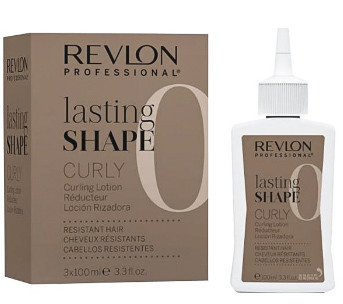 Лосьон для химической завивки для трудноподдающихся волос - Revlon Long Lasting Shape Curling Lotion "0" 3*100 мл