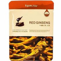 FarmStay Омолаживающая тканевая маска с женьшенем Visible Difference Mask Sheet Red Ginseng 23 мл