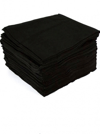 Полотенце Чистовье спанлейс стандарт Черный 35x70 см 50 шт мл