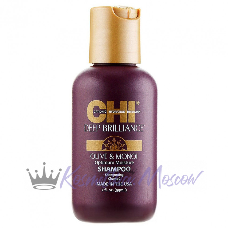 Шампунь оптимальное увлажнение - Chi Deep Brilliance Olive & Monoi Optimum Moisture Shampoo 59 мл