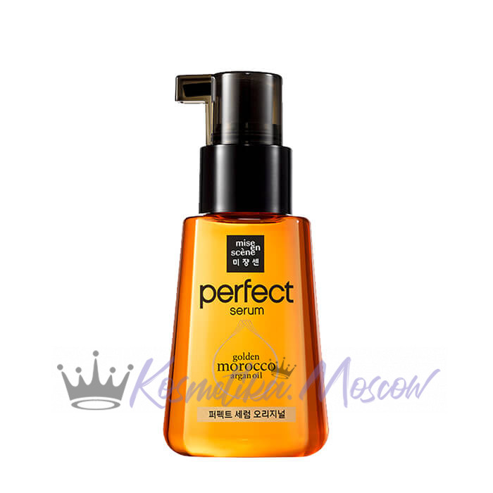 MISE EN SCENE Сыворотка-масло для поврежденных волос Perfect Serum Golden Morocco Argan Oil 80 мл
