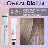 Краска для волос LOREAL DIA Light 9.21 (Очень светлый блондин перламутровый пепельный)