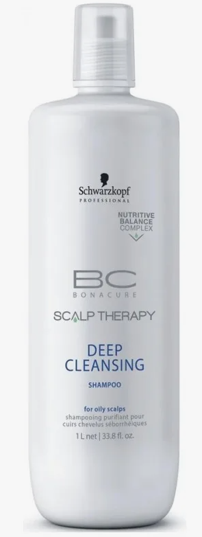 Schwarzkopf BONACURE Scalp Therapy Deep Clean Шампунь для глубокого очищения Deep Cleansing Shampoo 1л