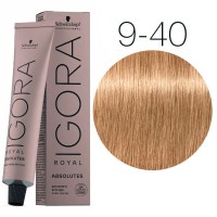 Блондин бежевый натуральный - Schwarzkopf Igora Royal Absolute AgeBlend 9-40 60 мл