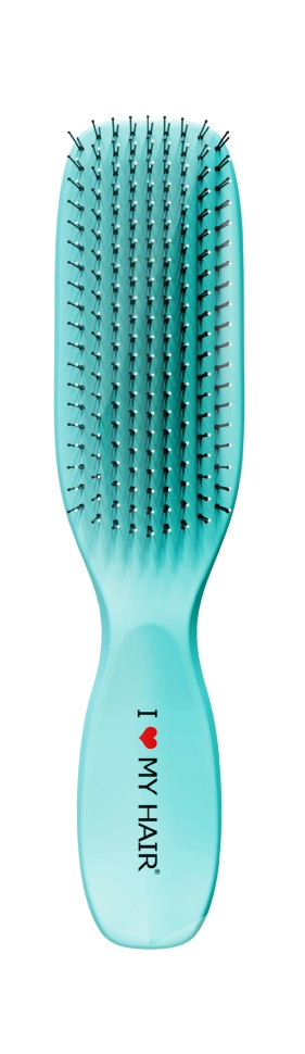 Парикмахерская щетка I LOVE MY HAIR `Spider Soft` 1503 тиффани матовая S