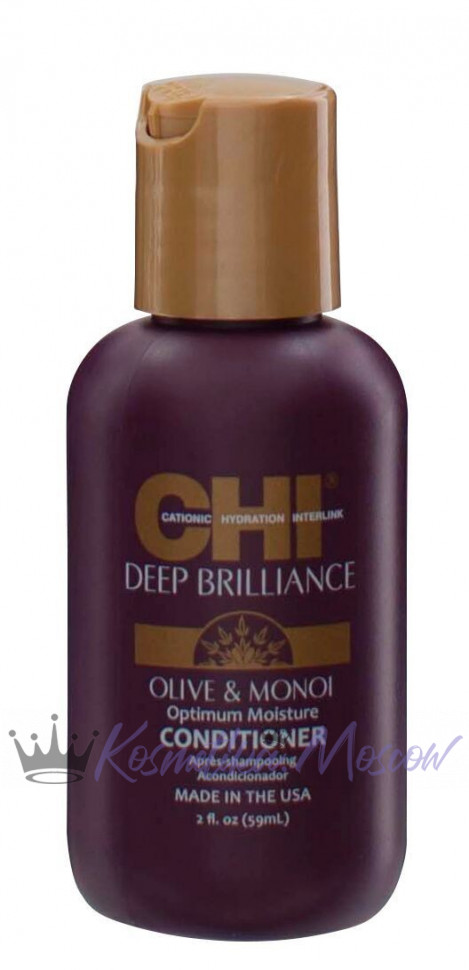 Кондиционер оптимальное увлажнение - Chi Deep Brilliance Olive & Monoi Optimum Moisture Сonditioner 59 мл