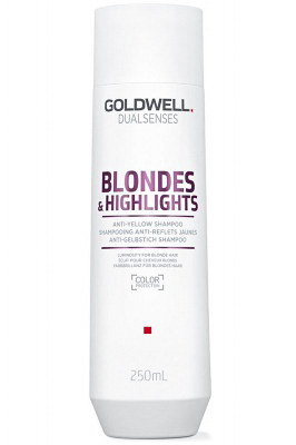 Шампунь против желтизны для осветленных и мелированных волос - Goldwell DualSenses Blondes & Highlights Anti-Brassiness Shampoo 250 мл