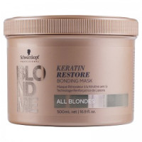Маска кератиновое восстановление для всех оттенков блонд - Schwarzkopf Professional Keratin Restore Blonde Mask 500 мл