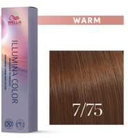 Стойкая крем-краска блонд коричнево-красный - Wella Professional Illumina Color 7/75 60 мл