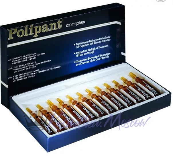 Ампульный препарат Dikson POLIPANT для лечение выпадение волос и уход за кожей головы