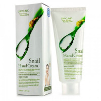 3W CLINIC Увлажняющий крем для рук с муцином улитки Moisturizing Snail Hand Cream 100 мл
