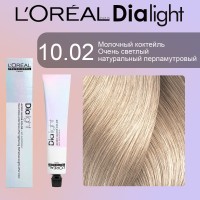 Краска для волос LOREAL DIA Light 10.02 (Очень очень светлый блондин глубокий перламутровый)