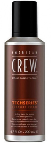 Пена для укладки волос - American Crew Techseries Texture Foam 200 мл