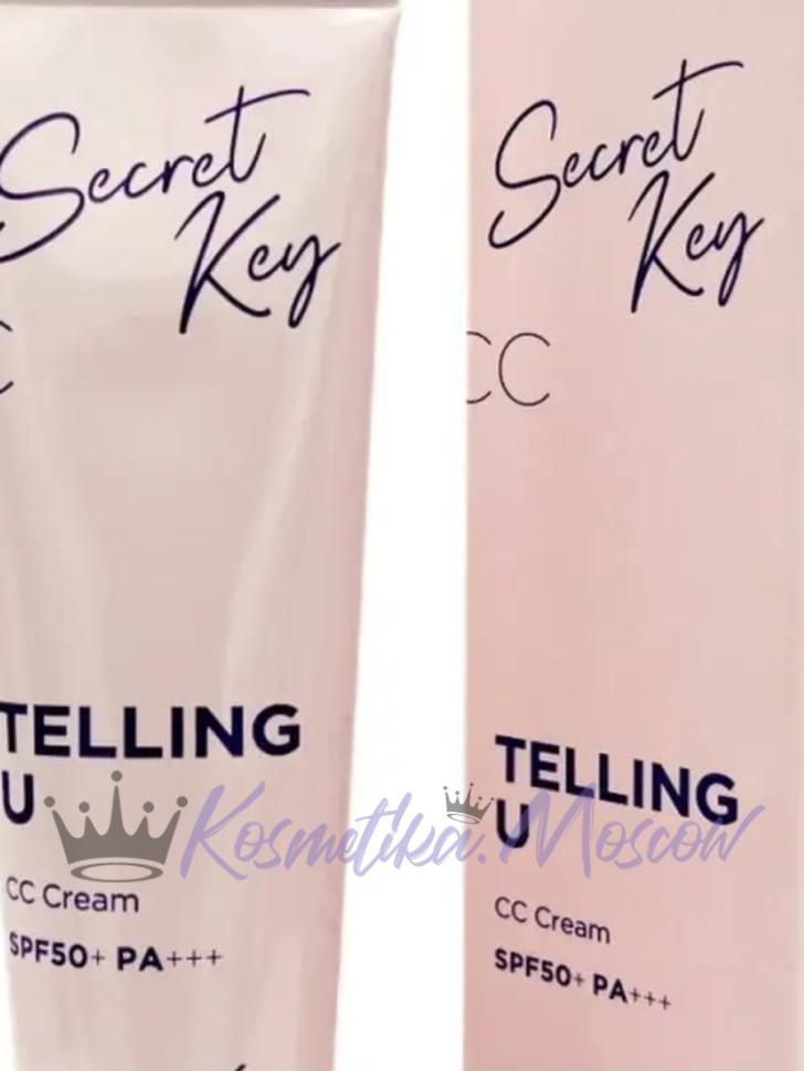 secret Key СС крем для лица осветляющий TELLING U CC CREAM SPF50+ PA+++ 30 мл